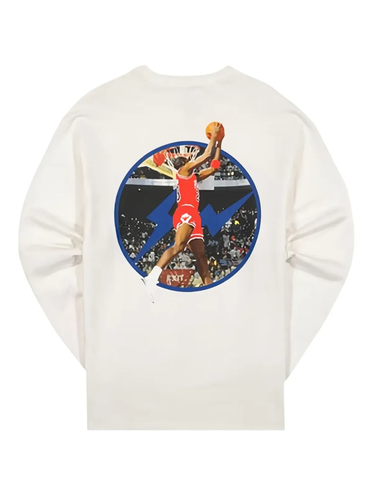 Jordan フラグメント ロングスリーブ スウェットシャツ - ホワイト - 画像2