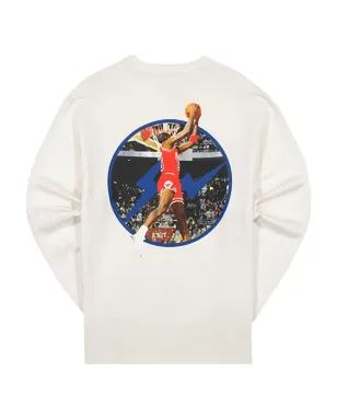 Jordan フラグメント ロングスリーブ スウェットシャツ - ホワイト - サムネイル2