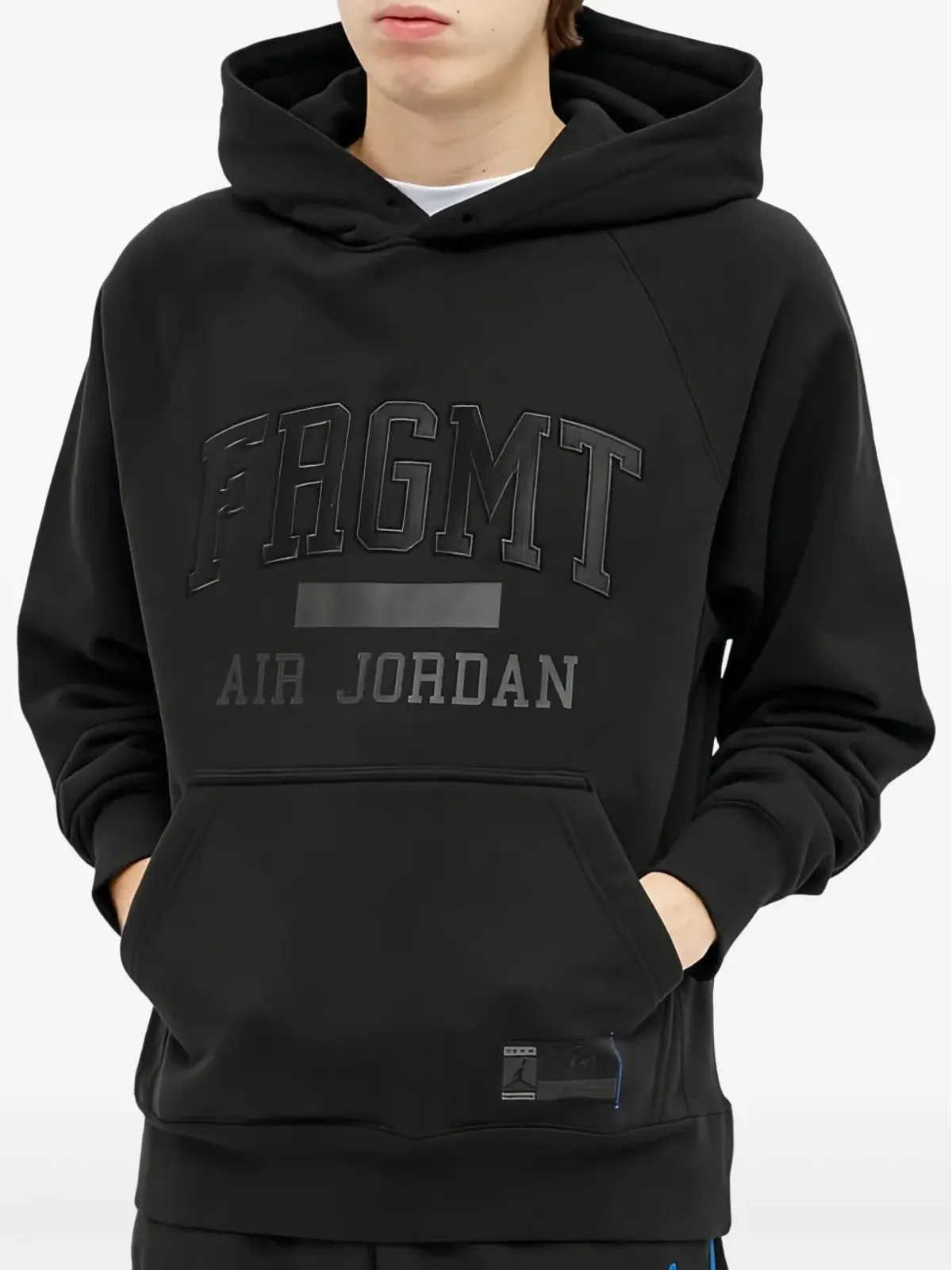Jordan x Fragment ジャージー フーディー - ブラック - 画像3
