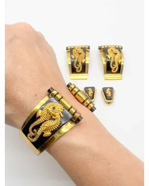 Jennifer Gibson Jewellery シーホース・スイート セット（Jean Painlevé）- ゴールド - サムネイル2