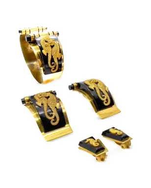 Jennifer Gibson Jewellery シーホース・スイート セット（Jean Painlevé）- ゴールド - サムネイル4