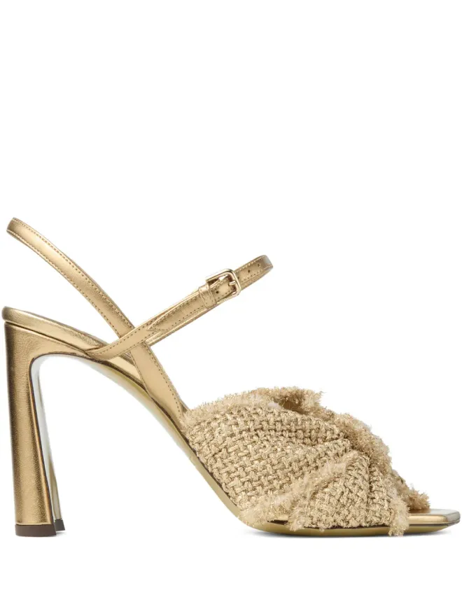 Jimmy Choo Jimmy Choo アニカ 95mm サンダル - ゴールドの商品画像