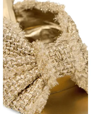 Jimmy Choo アニカ 95mm サンダル - ゴールド - サムネイル5