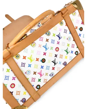 Louis Vuitton ビンテージ x Takashi Murakami 2002 Eye Love Sac Gigantic ハンドバッグ - ホワイト - サムネイル5