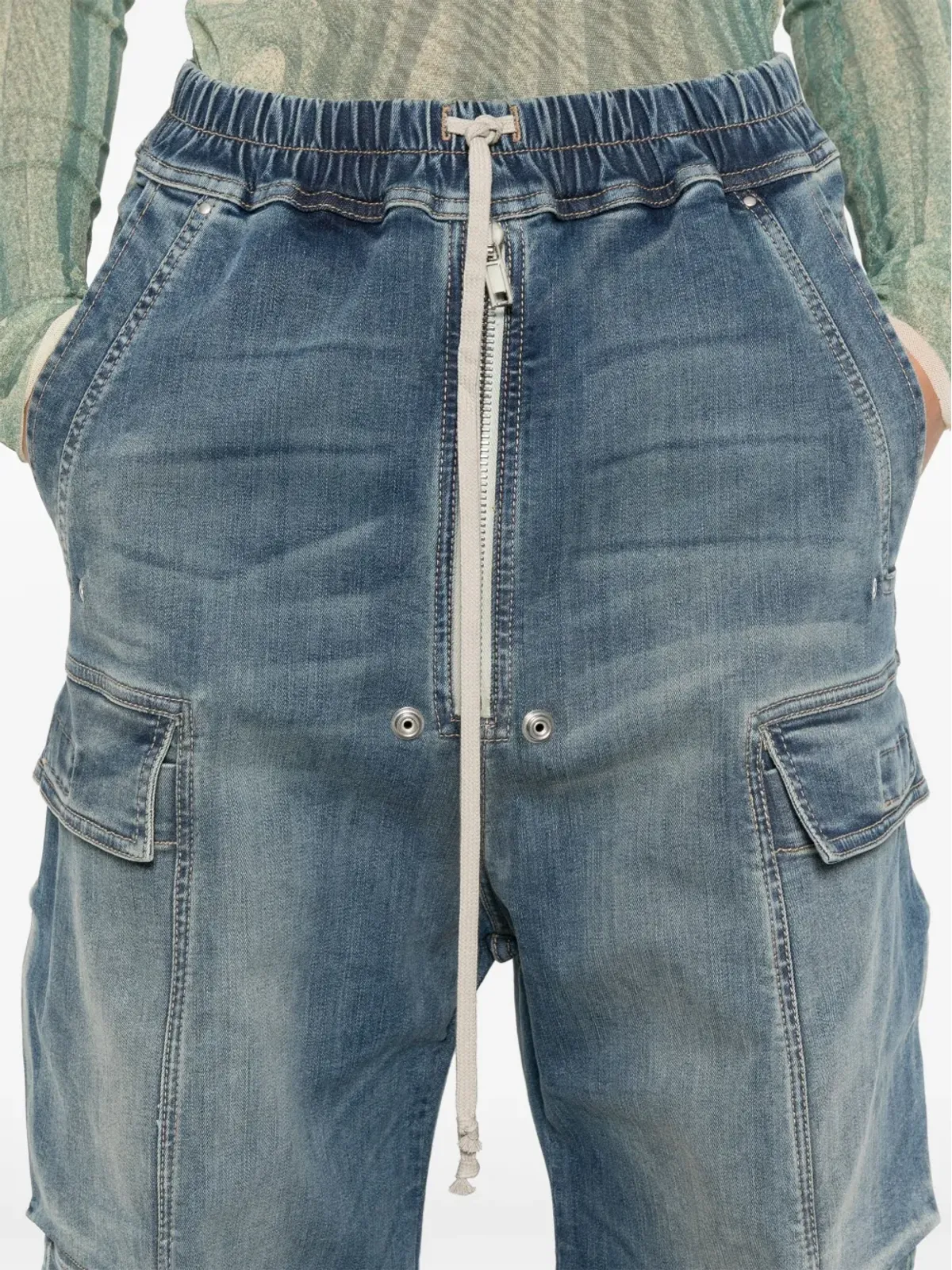 Rick Owens DRKSHDW ジャンボ ベラス カーゴジーンズ - 画像5