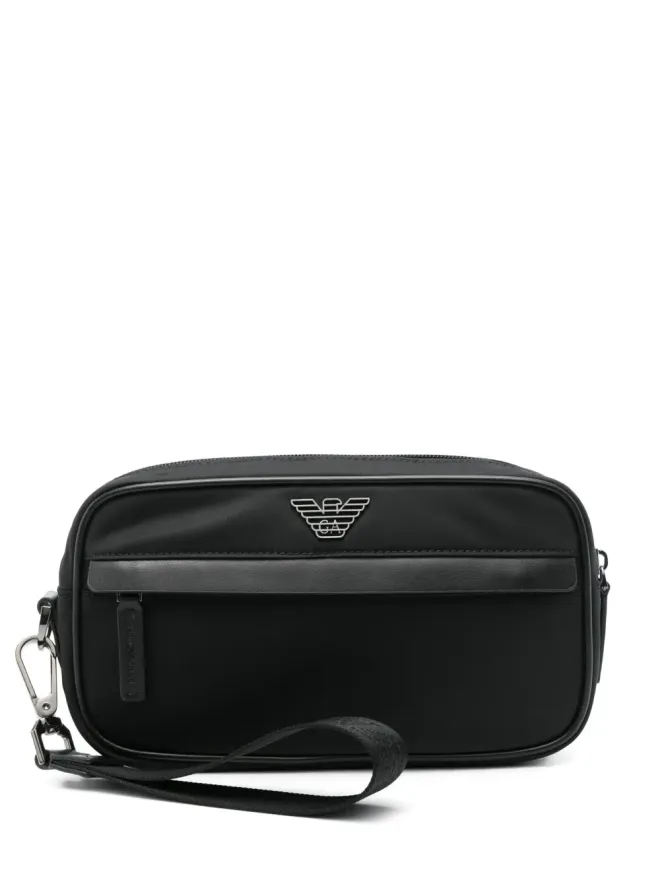 Emporio Armani Emporio Armani ロゴプレート クラッチバッグの商品画像