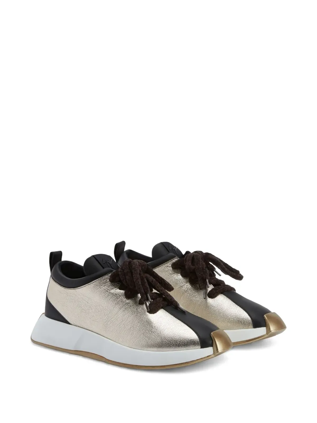 Giuseppe Zanotti Ferox レースアップ ローカットスニーカー - ゴールド - 画像2