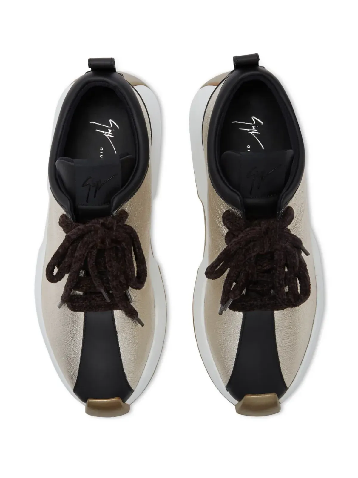 Giuseppe Zanotti Ferox レースアップ ローカットスニーカー - ゴールド - 画像4