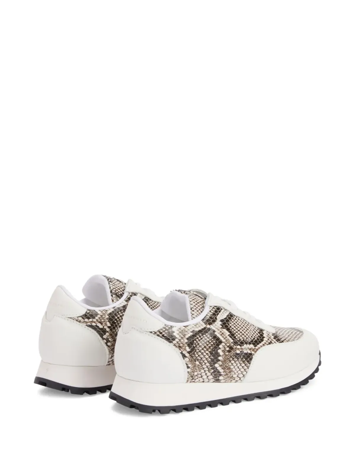Giuseppe Zanotti ジム 蛇皮柄レザー スニーカー - ニュートラルカラー - 画像3