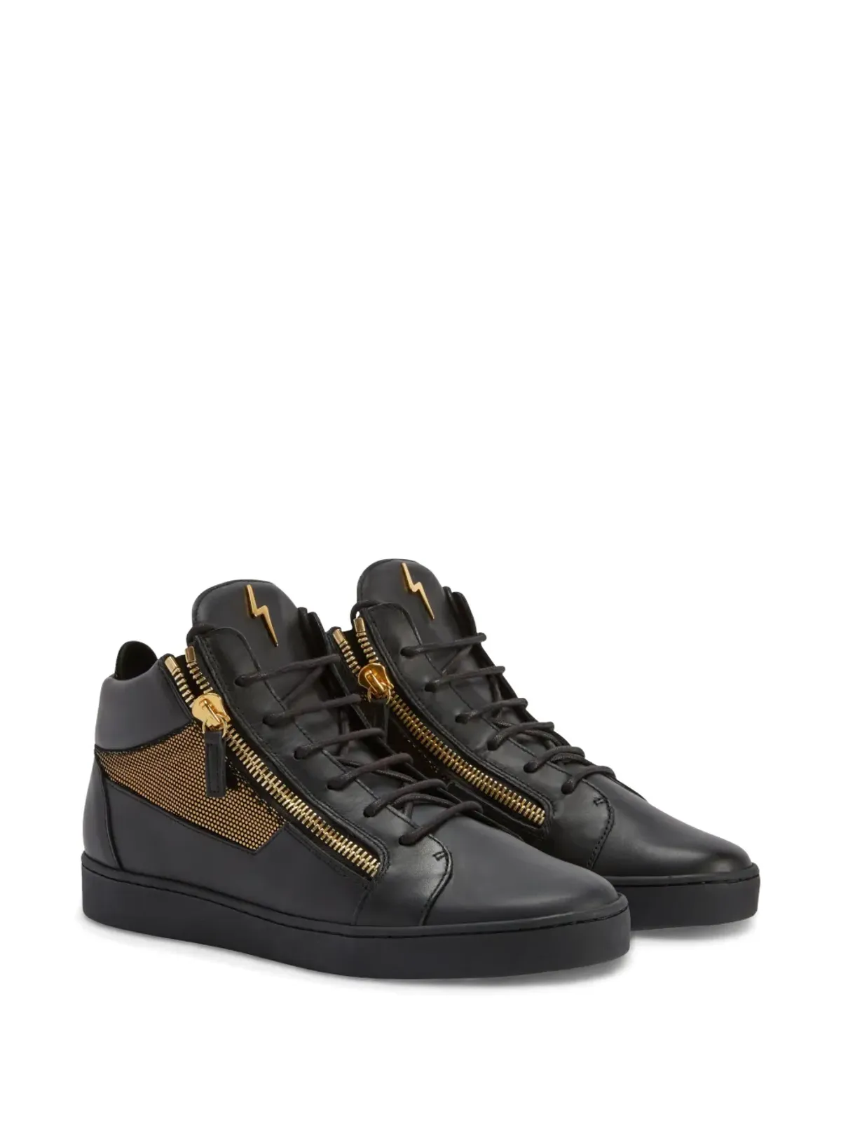 Giuseppe Zanotti Kriss レザー スニーカー - 画像2