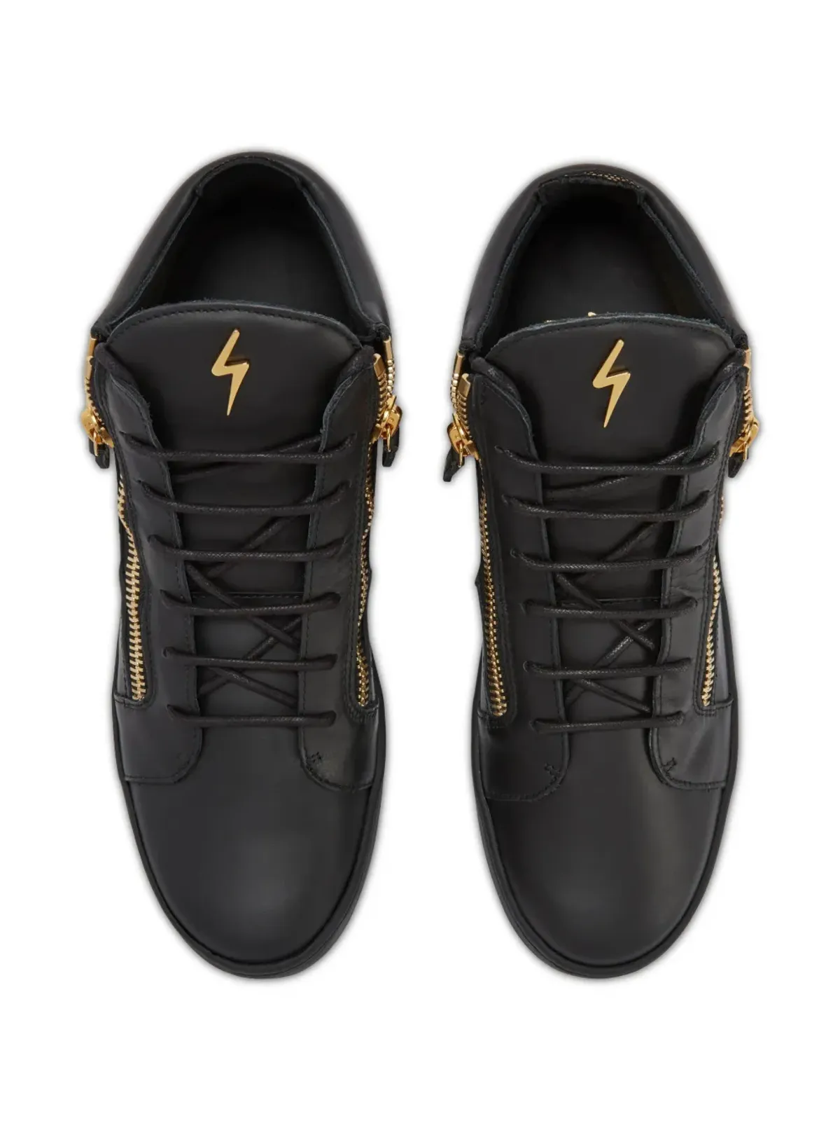 Giuseppe Zanotti Kriss レザー スニーカー - 画像4