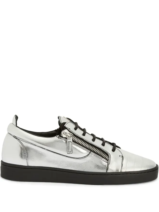 Giuseppe Zanotti Giuseppe Zanotti フランキー ダブルジップ ロー・トゥ スニーカーの商品画像
