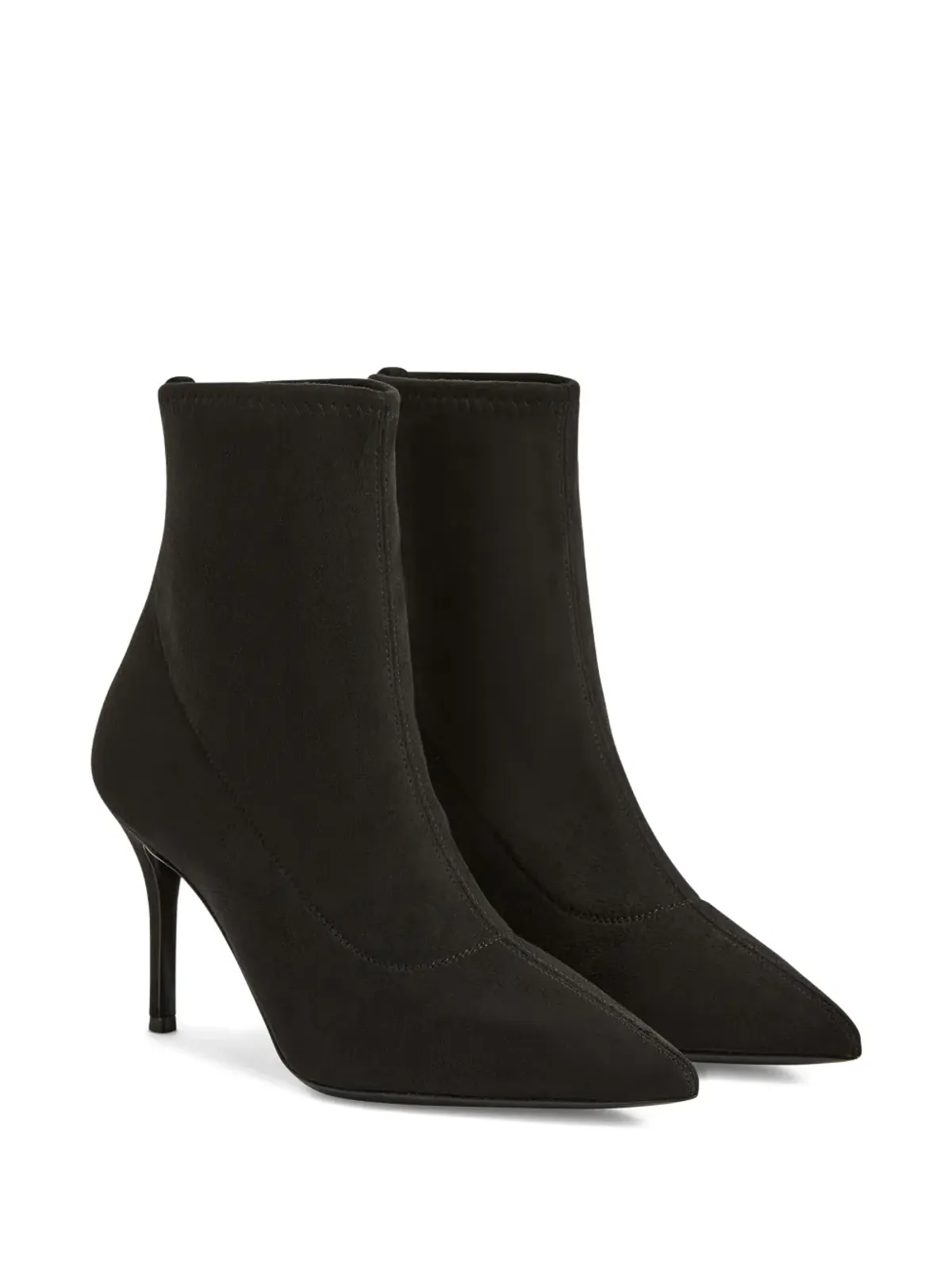 Giuseppe Zanotti 90mm ミレア ポインテッドトゥ アンクルブーツ ブラック - 画像2