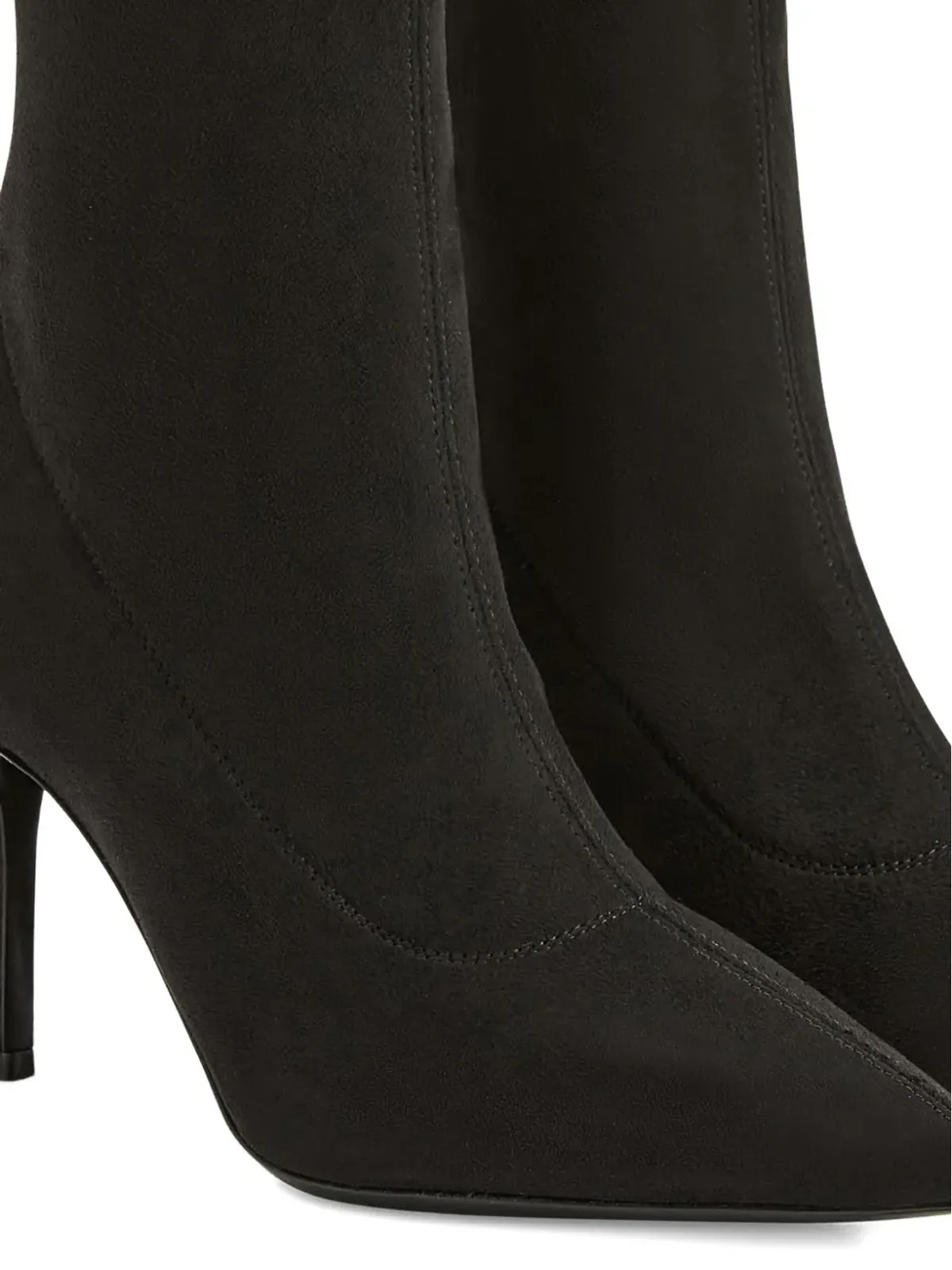 Giuseppe Zanotti 90mm ミレア ポインテッドトゥ アンクルブーツ ブラック - 画像4