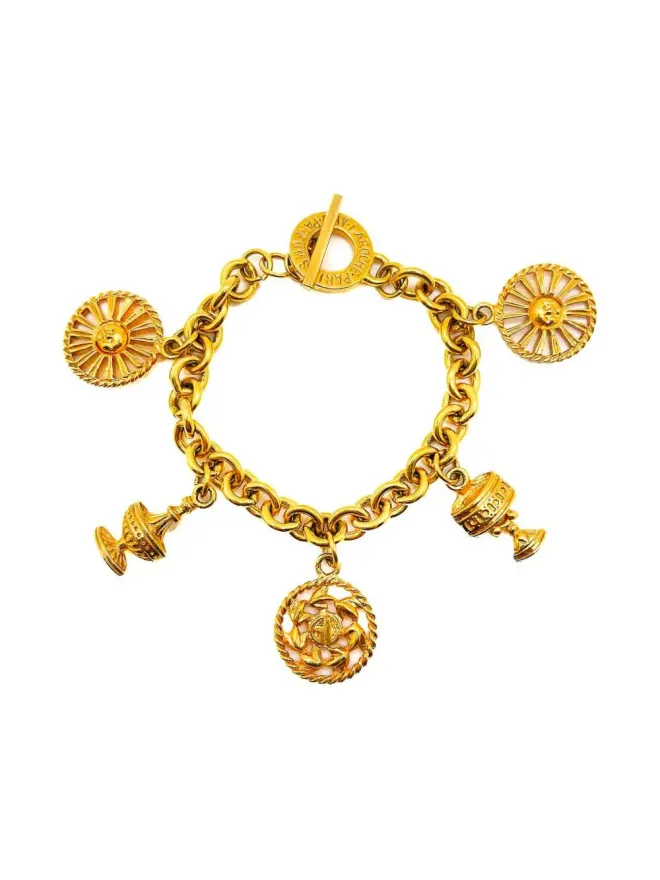 Jennifer Gibson Jewellery Jennifer Gibson Jewellery ガイ・ラロッシュ チャームブレスレット（1980年代）の商品画像