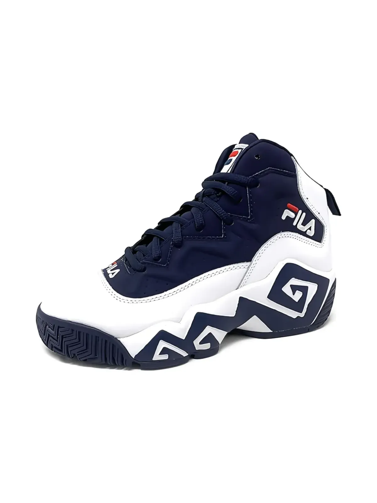 Fila Kids MB ホワイト/ネイビー/レッド スニーカー - 画像2