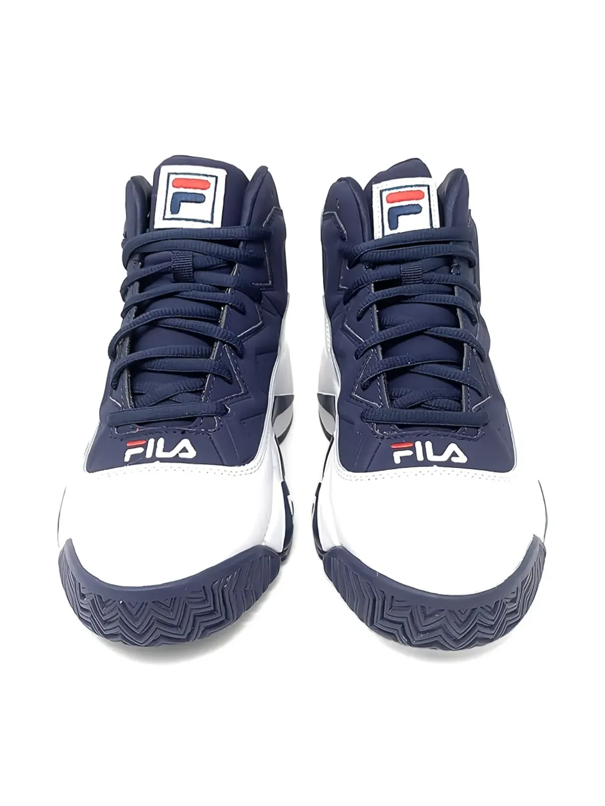 Fila Kids MB ホワイト/ネイビー/レッド スニーカー - 画像4