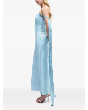 Alejandra Alonso Rojas 袖を結ぶストラップレスドレス - サムネイル3