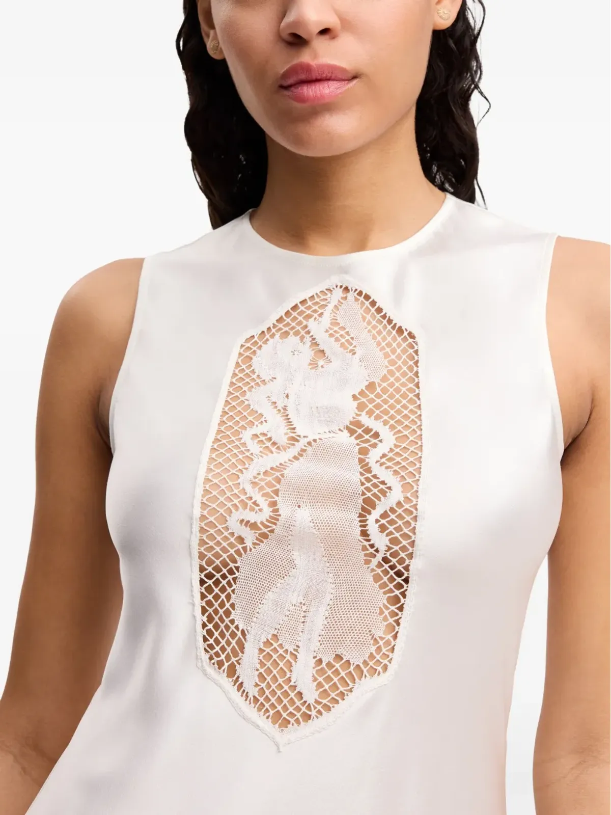 Alejandra Alonso Rojas カットアウトミディドレス - 画像5