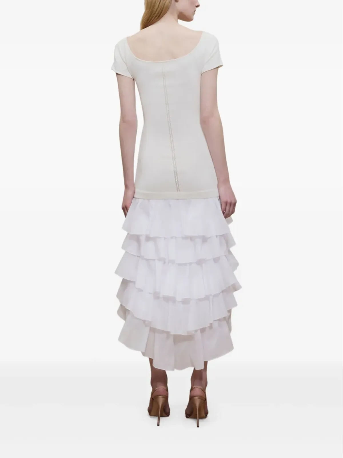 Alejandra Alonso Rojas コットンワンピース - 画像4
