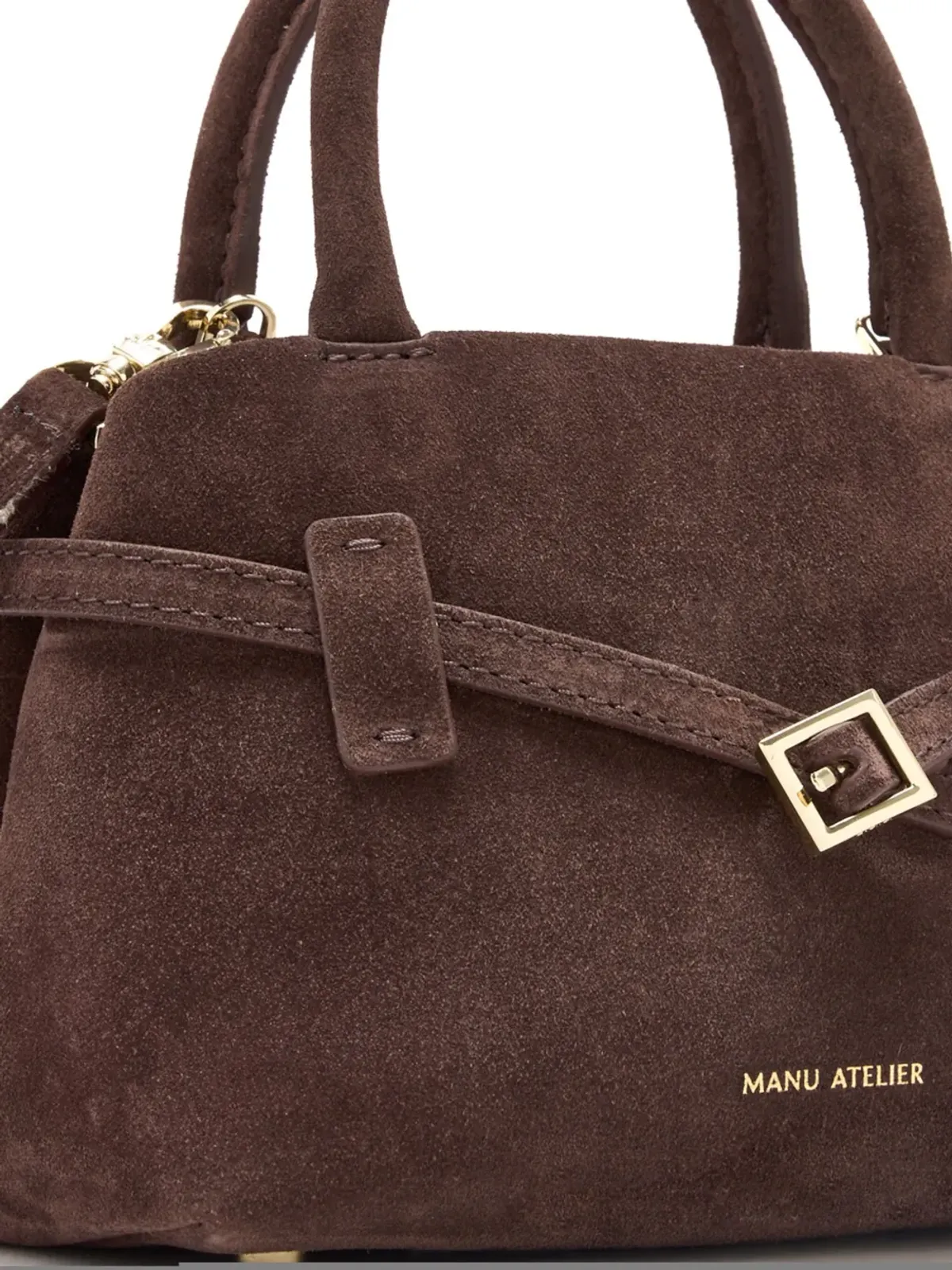 Manu Atelier ブラウンのトートバッグ - 画像3