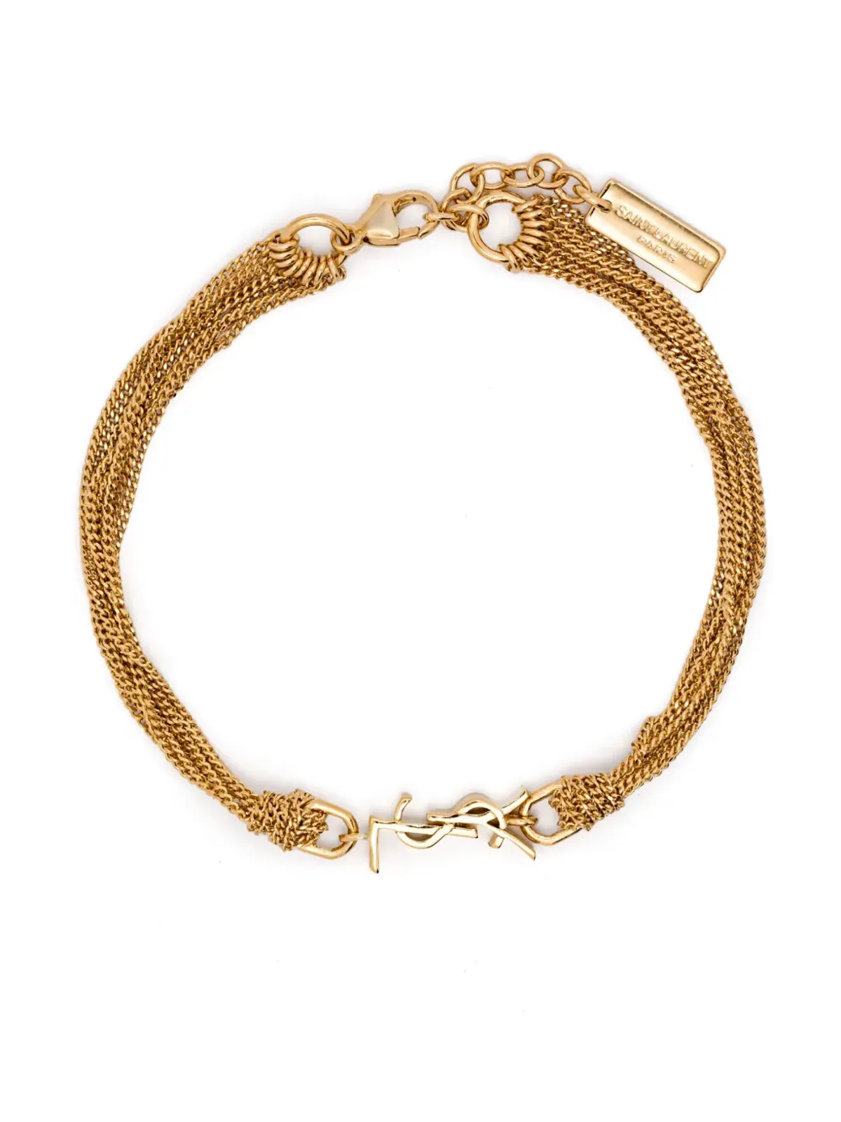 Saint Laurent カサンドラチェーンブレスレット - 画像1