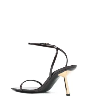 Saint Laurent 75mm Lee サンダル ブラウン - サムネイル3