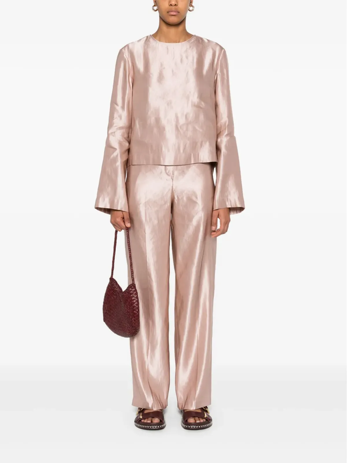 LouLou de Saison Sally trousers - Pink - 画像2