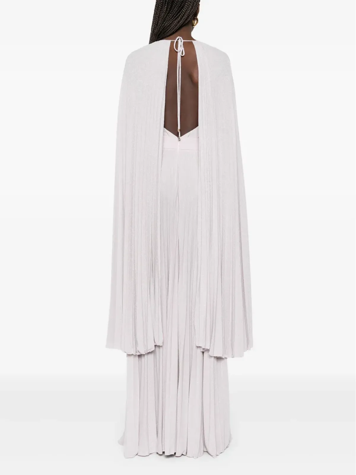 Elisabetta Franchi ルーレックス マキシドレス - パープル - 画像4