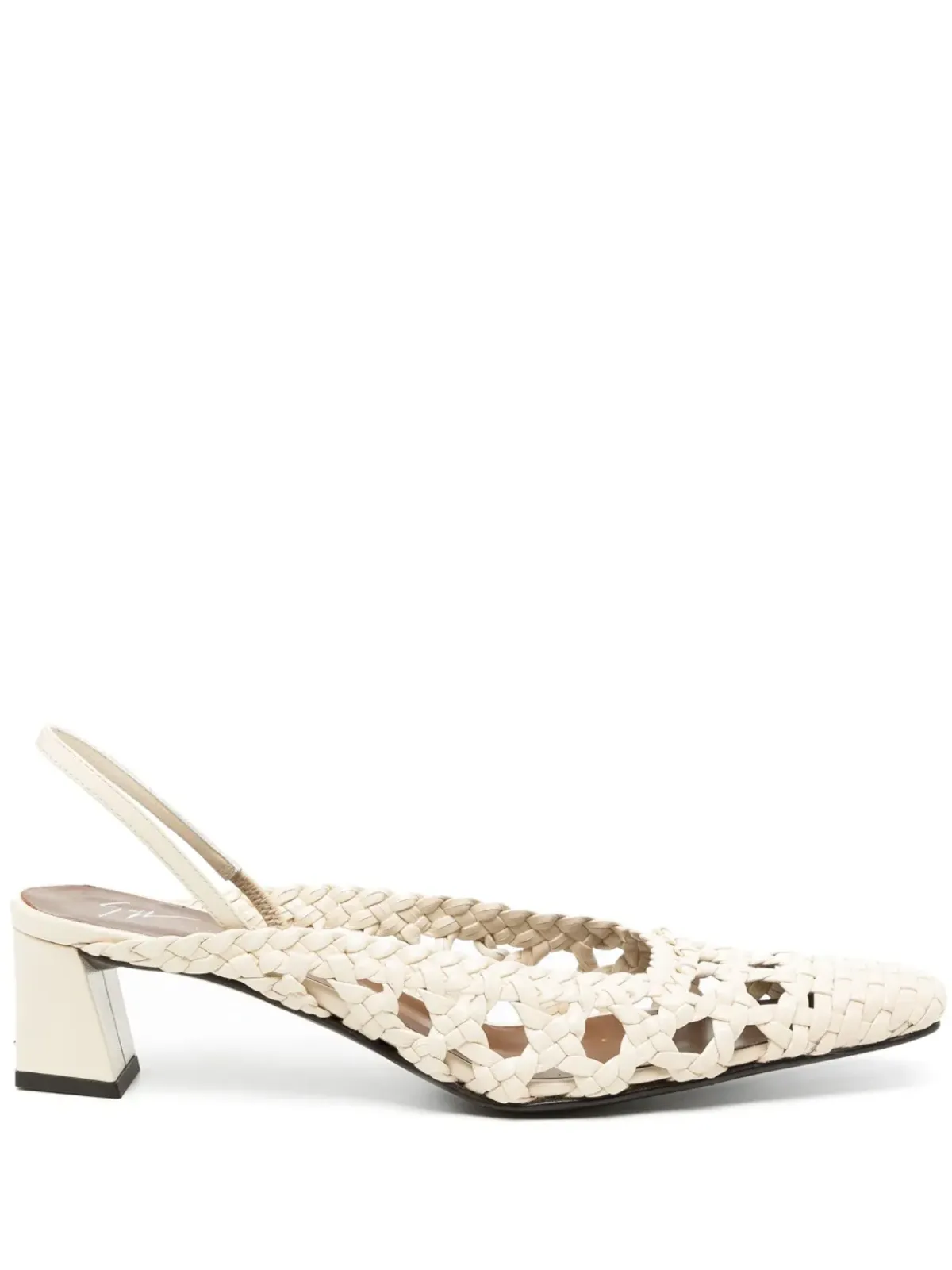 Giuseppe Zanotti ブレンダ・ケージ・スリングバックパンプス - ニュートラルカラー - 画像1