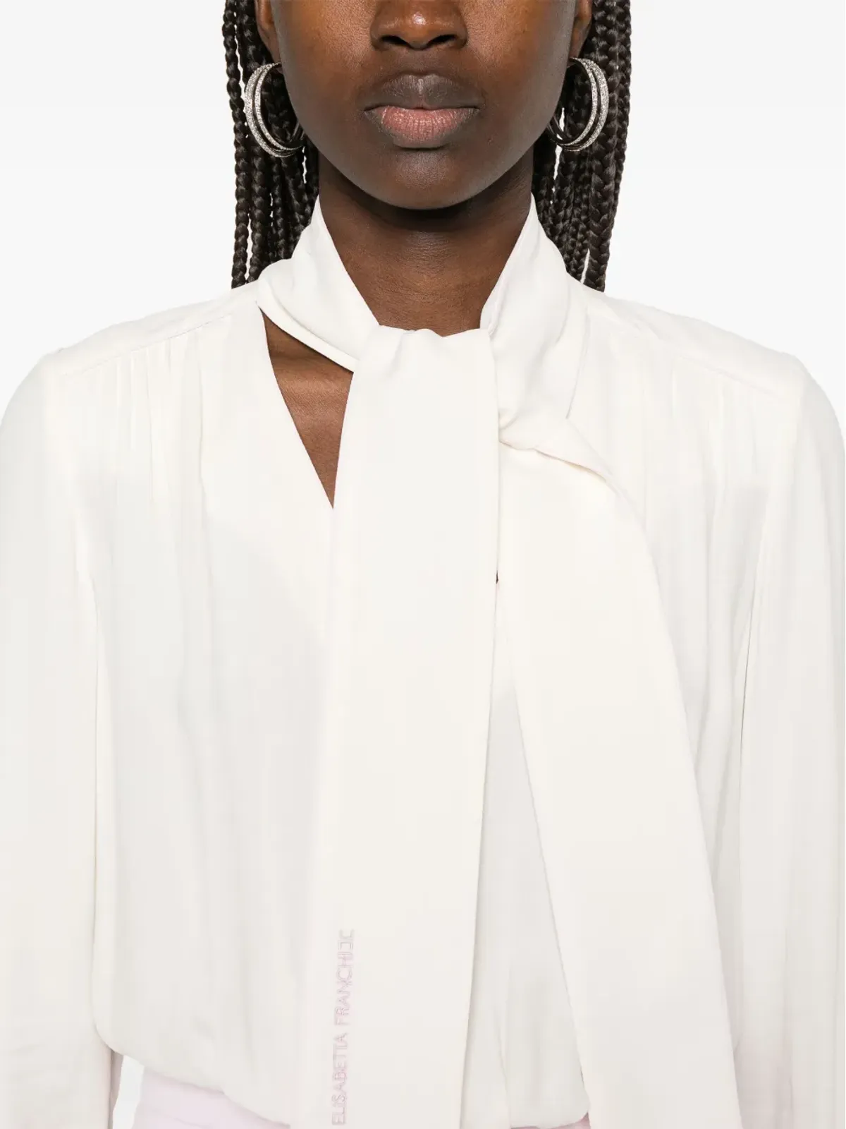 Elisabetta Franchi ジョーゼット ジャンプスーツ - ニュートラルカラー - 画像5