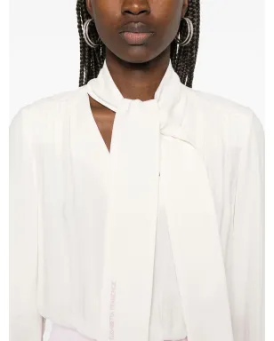 Elisabetta Franchi ジョーゼット ジャンプスーツ - ニュートラルカラー - サムネイル5