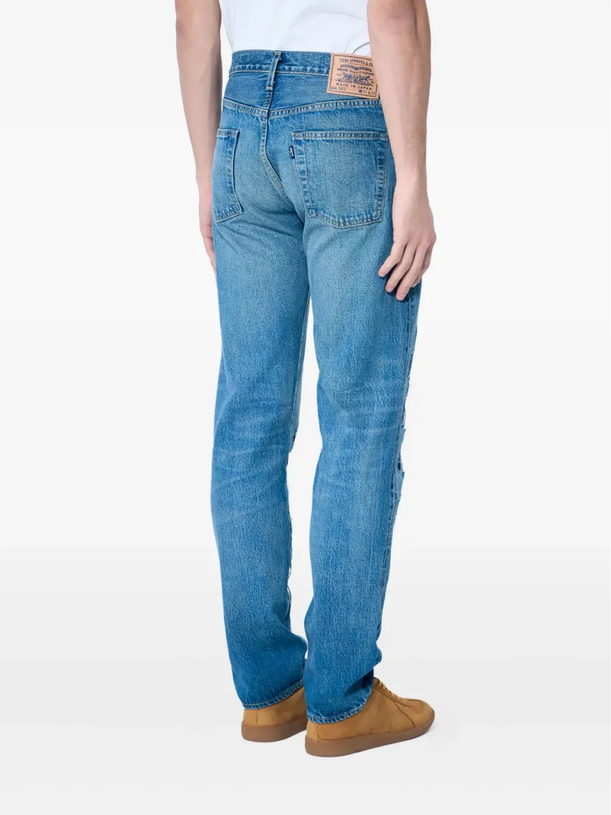 Levi's ビンテージ 1980年代 501 ジーンズ ブルー - 画像4