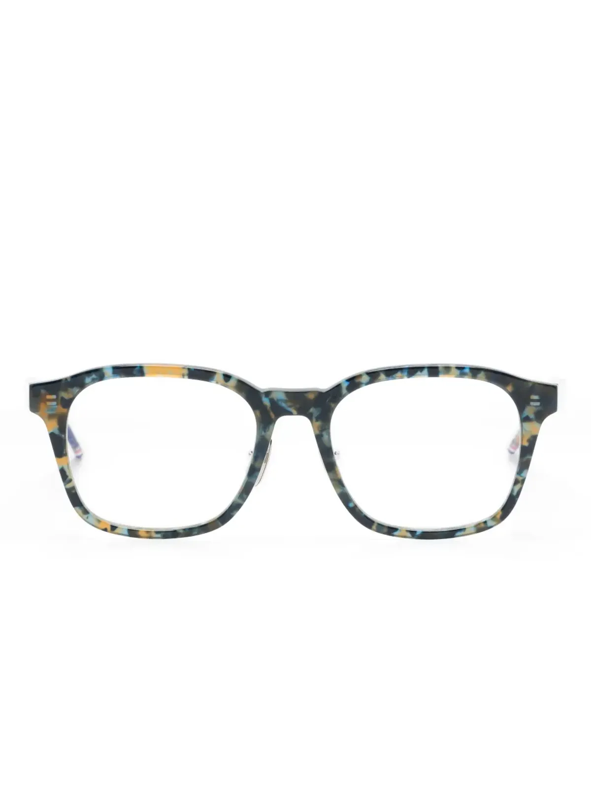 Thom Browne Eyewear べっ甲風眼鏡 - ブルー - 画像1