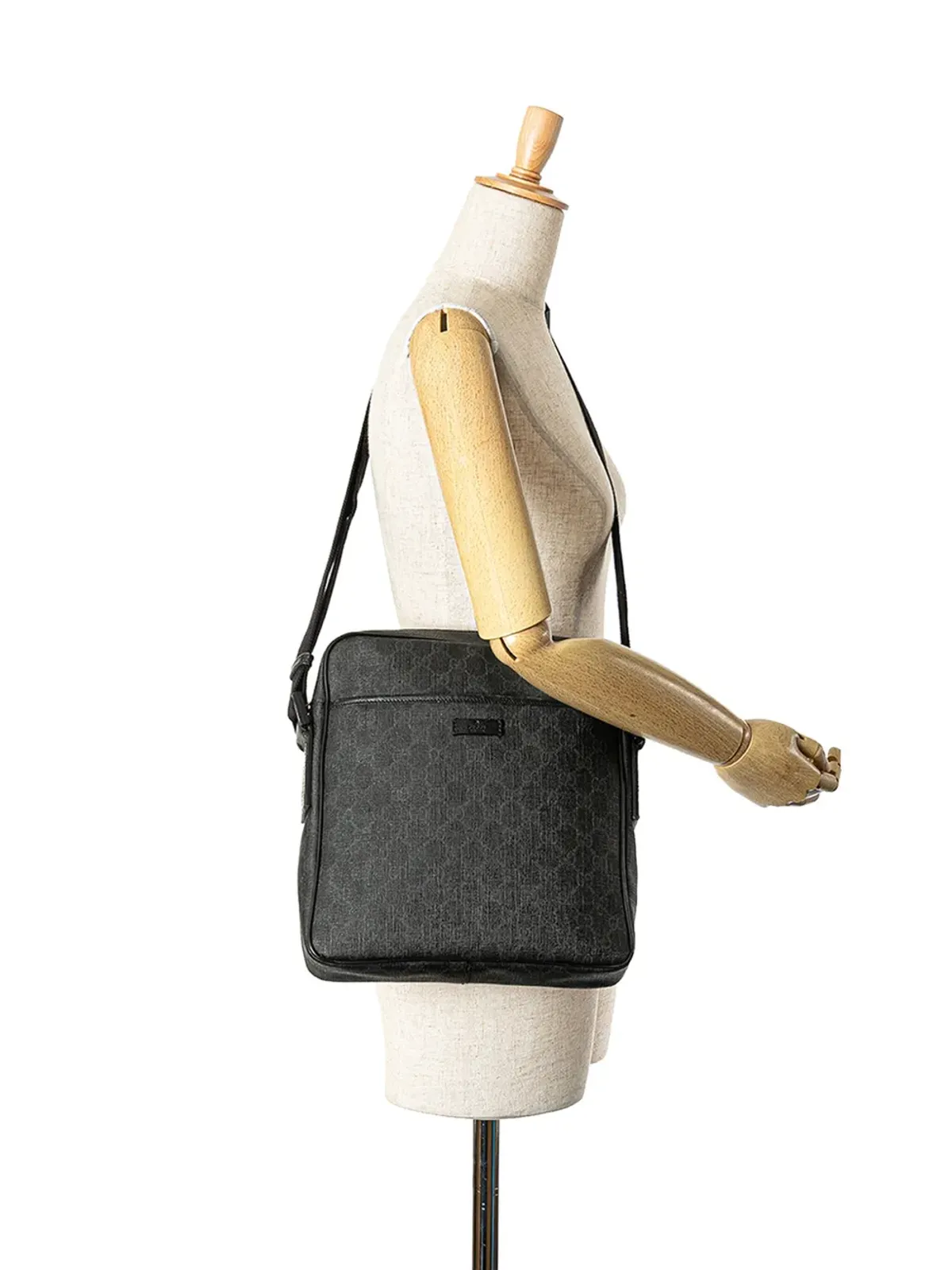 Gucci ビンテージ 2000-2015 GG Supreme クロスボディバッグ - ブラック - 画像2