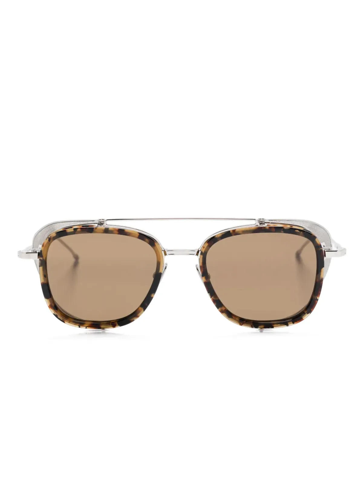 Thom Browne Eyewear サイドシールドサングラス - 画像1