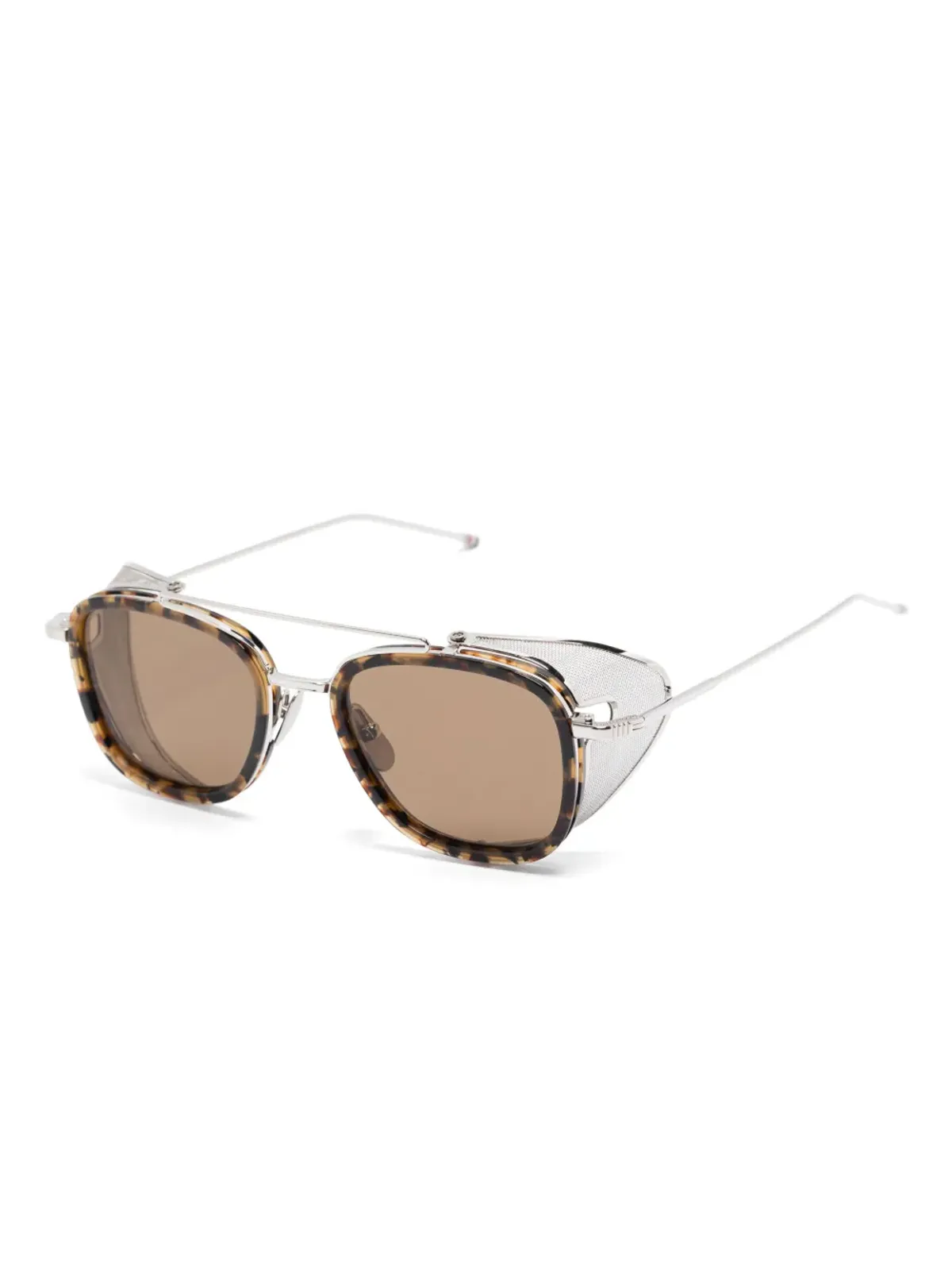 Thom Browne Eyewear サイドシールドサングラス - 画像2