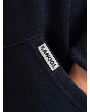 Kangol カンガルーポケット付きフーディ ブルー - サムネイル4