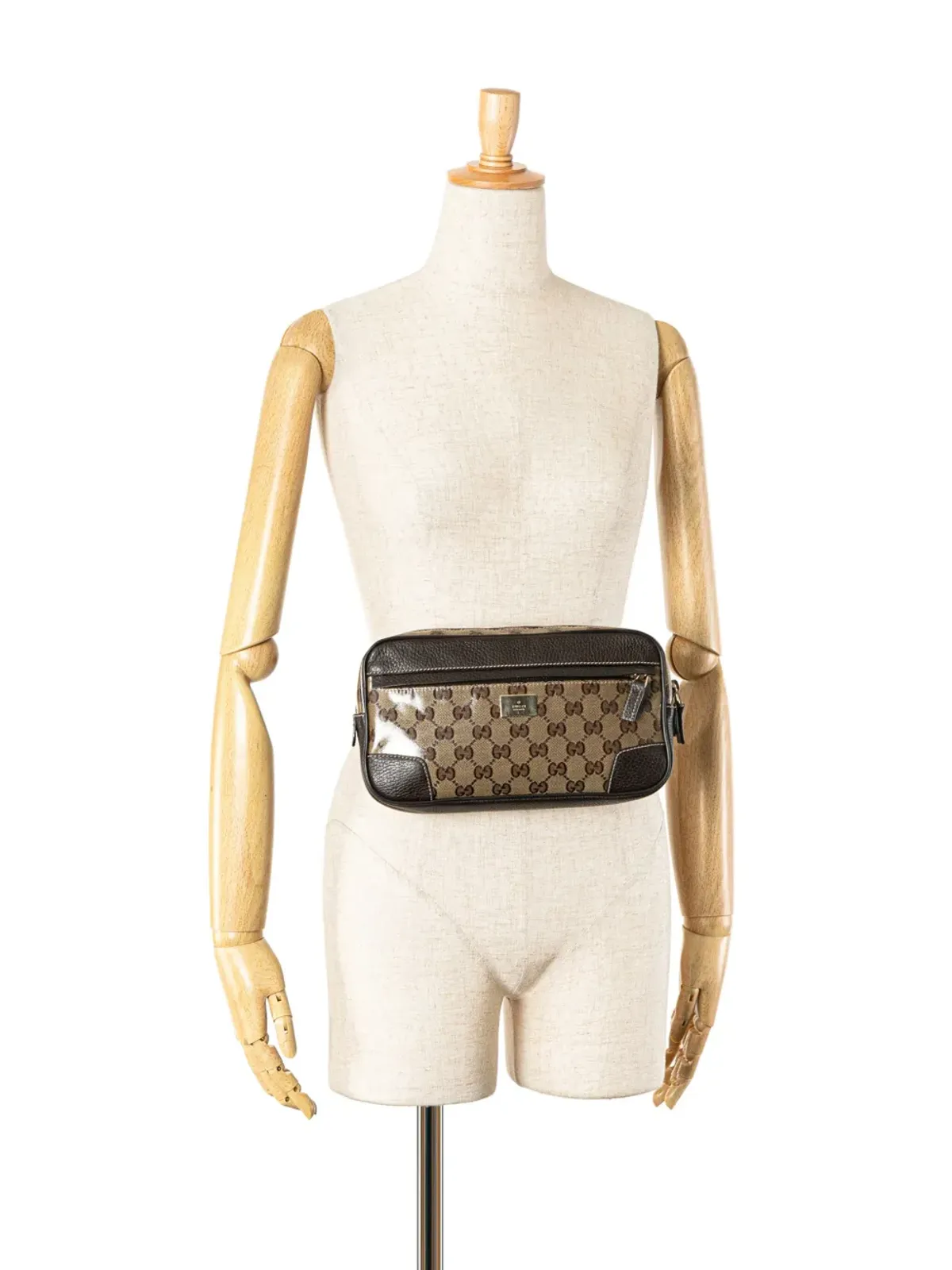 Gucci ビンテージ ベルトバッグ GGクリスタル - 画像2
