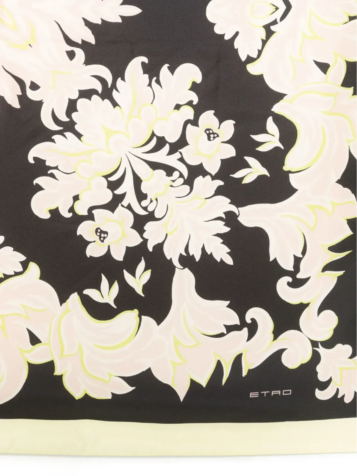 Etro Pre-Owned 花柄プリント シルクスカーフ - 画像2