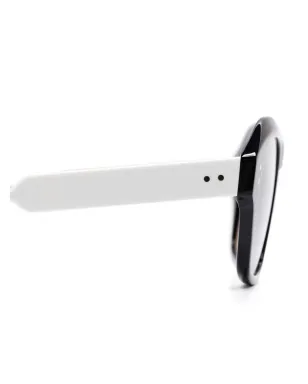 Thom Browne Eyewear oversize-frame sunglasses - Black - サムネイル3