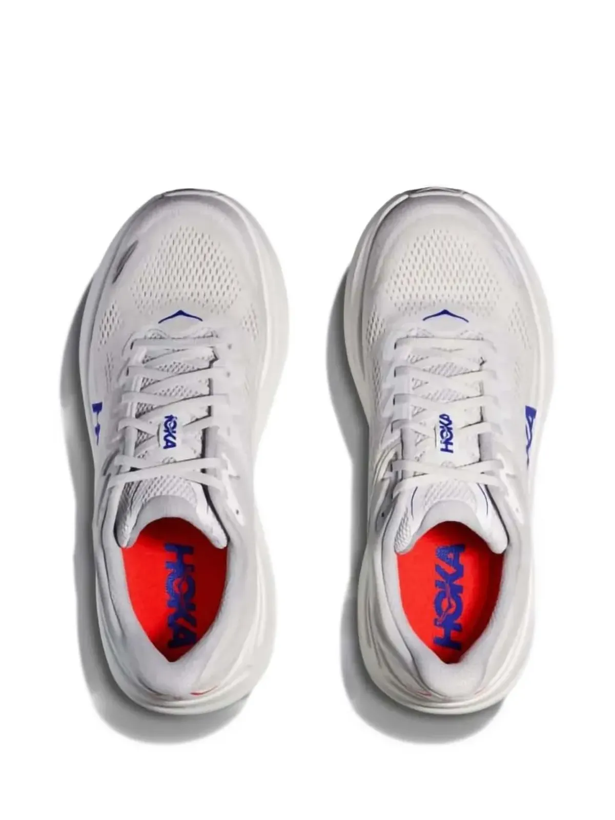 HOKA Bondi 9 Cosmic Grey/Ultramarine スニーカー - ホワイト - 画像2