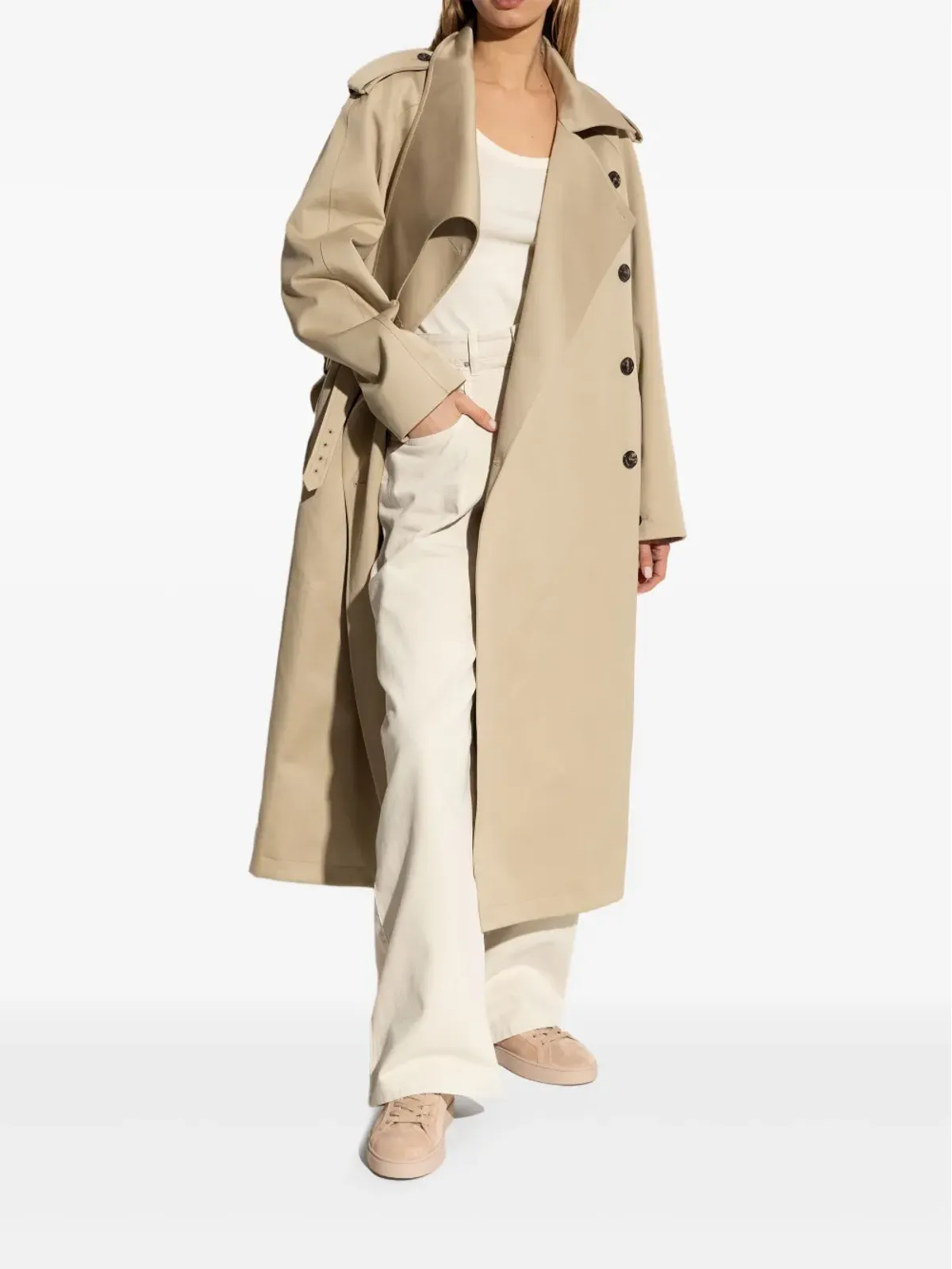 Tod's スエードスニーカー ピンク - 画像5