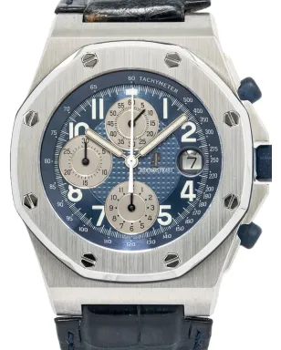 Audemars Piguet ビンテージ ロイヤルオークオフショア ブルー - サムネイル3