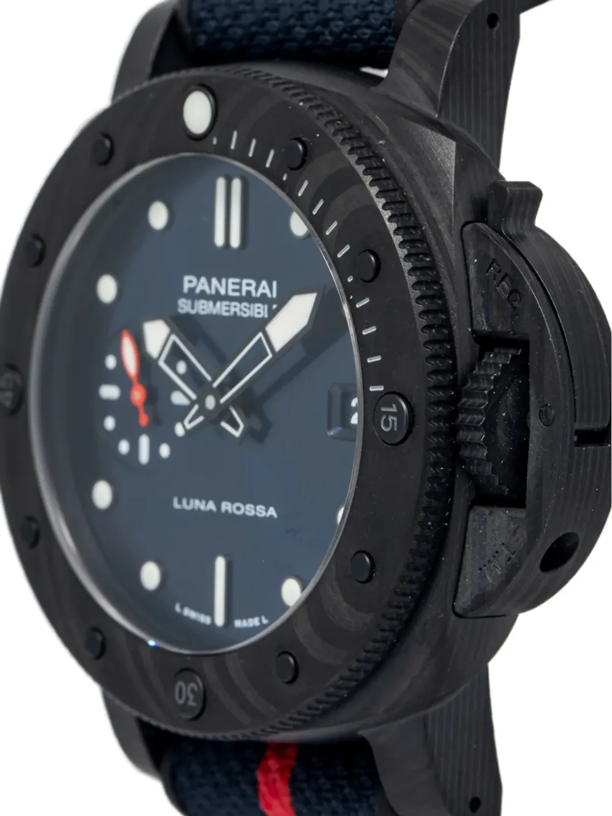 Panerai ビンテージ サブマージブル ルナ・ロッサ ブルー - 画像2