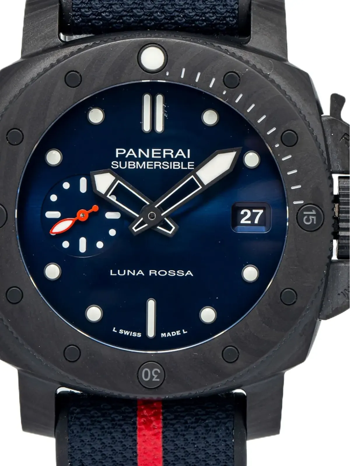 Panerai ビンテージ サブマージブル ルナ・ロッサ ブルー - 画像3