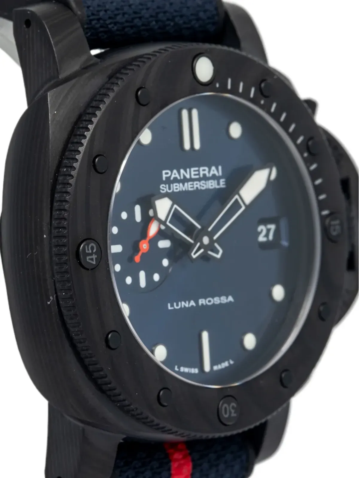 Panerai ビンテージ サブマージブル ルナ・ロッサ ブルー - 画像4