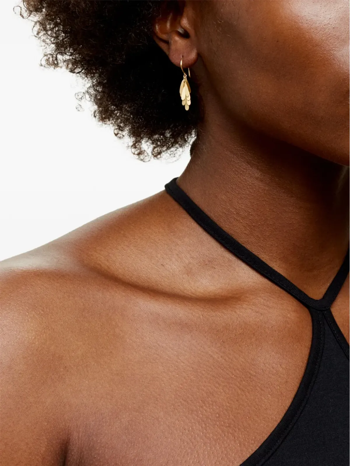 Sia Taylor 18kt Yellow Gold Tiny Daisy イヤリング - 画像2