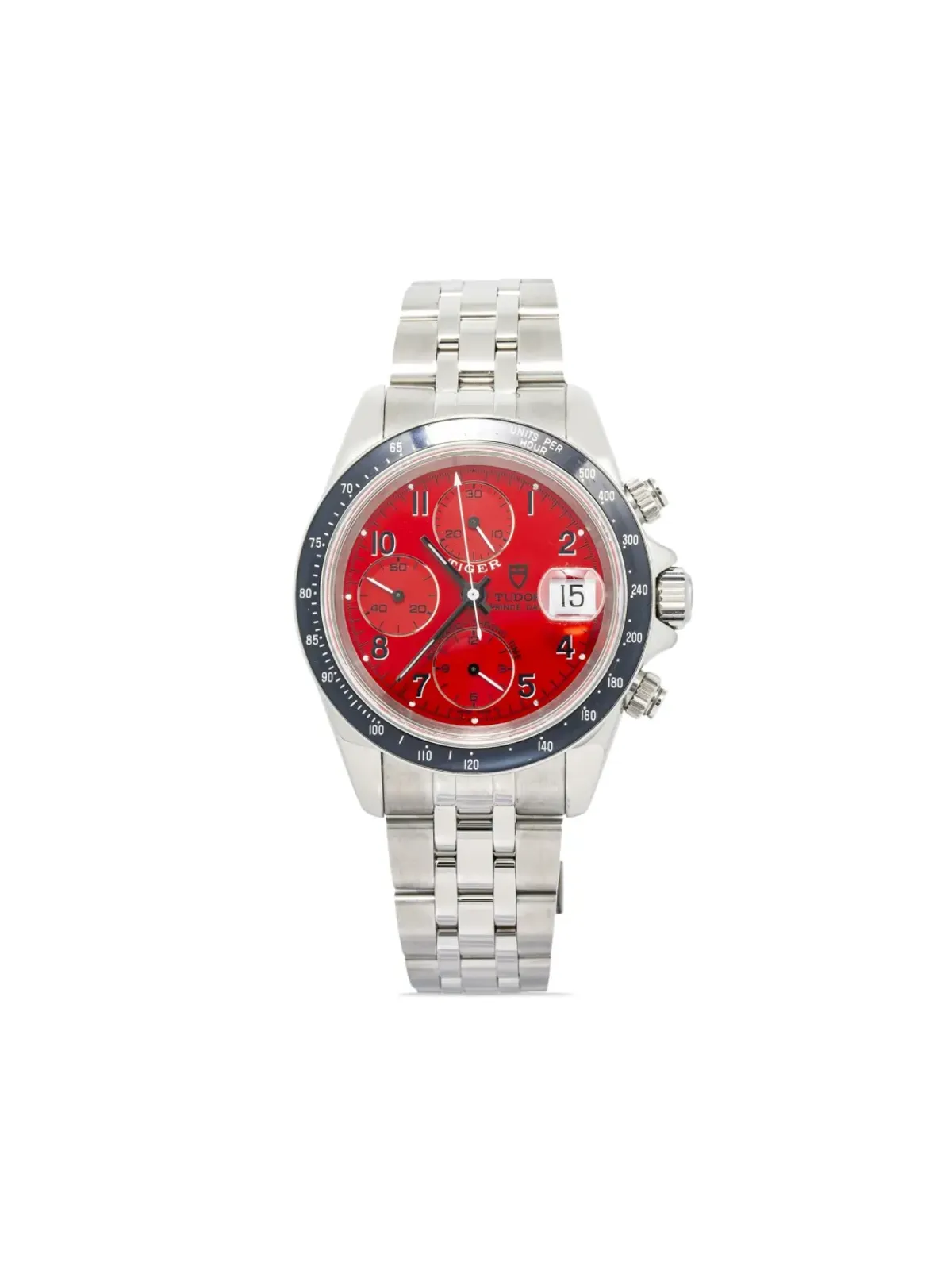 TUDOR ビンテージ タイガー プリンス デイト クロノグラフ レッド - 画像1