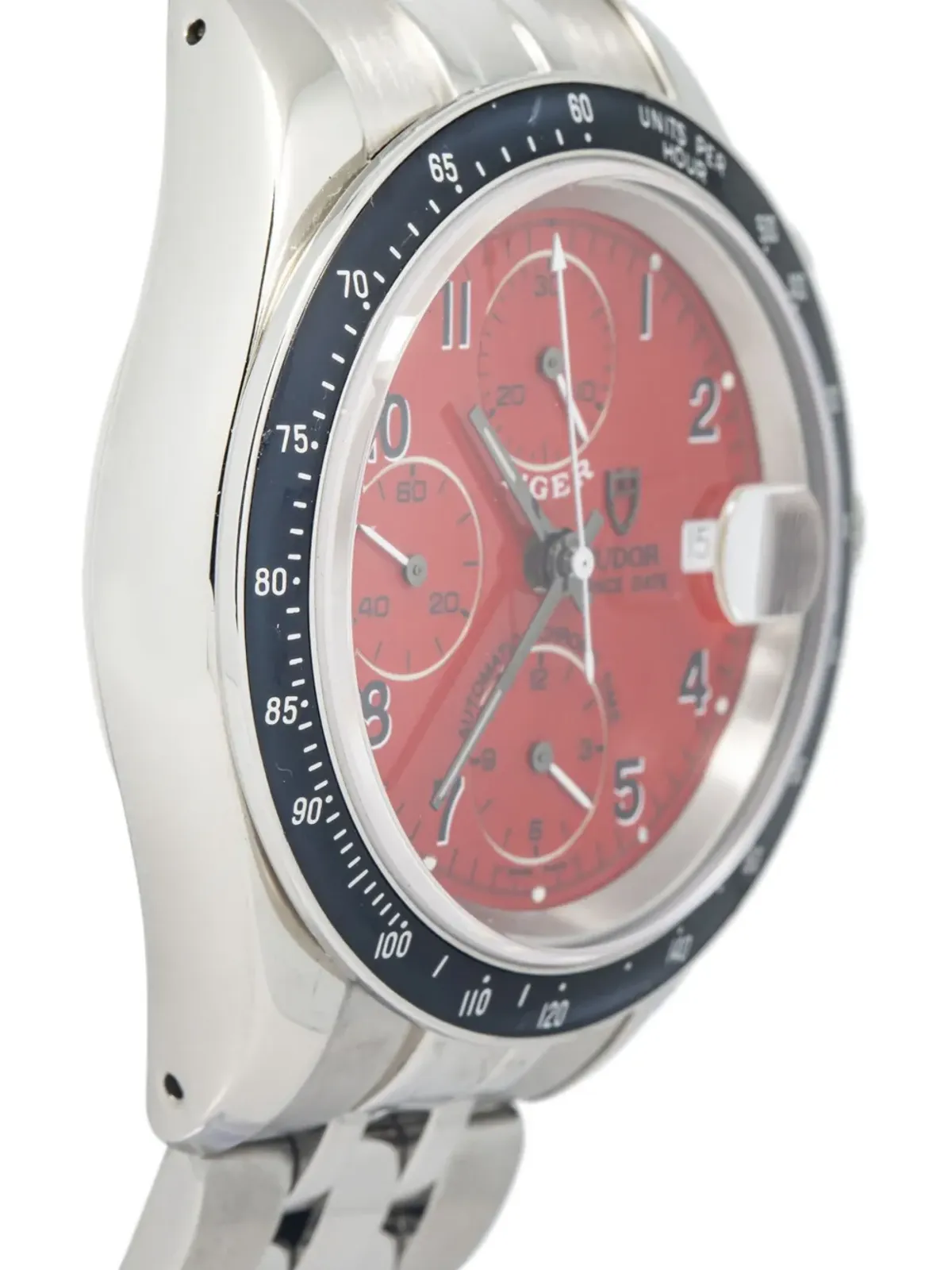 TUDOR ビンテージ タイガー プリンス デイト クロノグラフ レッド - 画像4
